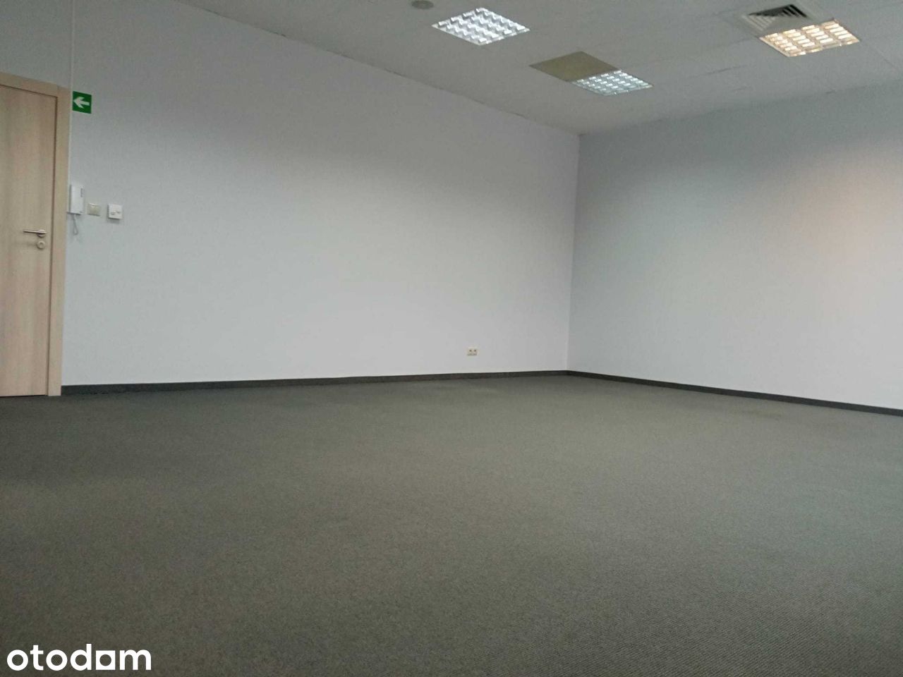 Biuro 44 m² — układ pomieszczenia
